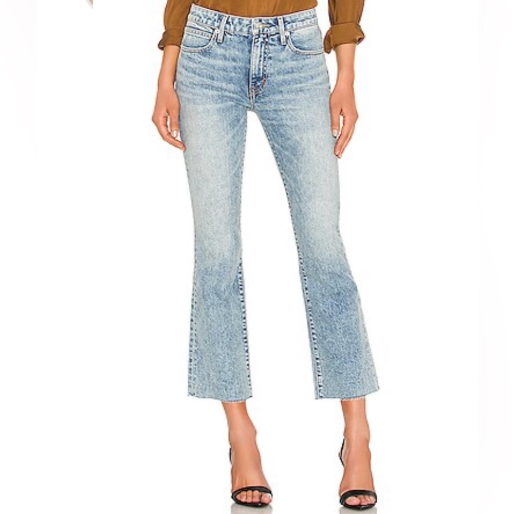 SLVRLAKE Sara Slim Bootcut Cropped Jeans in Atwater Size 27